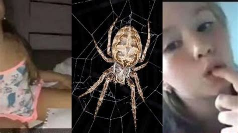 la mujer araña video viral completo|la niña araña video.